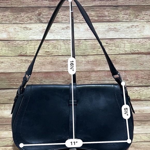 Prada Black Leather Small Shoulder Bag - Picture 9 of 11